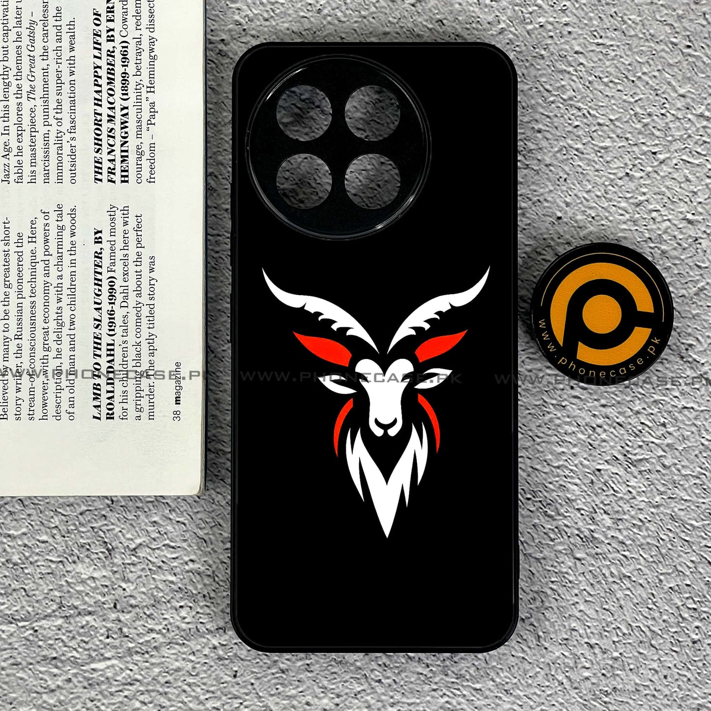 Tecno Spark 30 Pro - Minimalistic Design Design 4  - Premium Printed Glass soft Bumper shock Proof Case  CS-38400