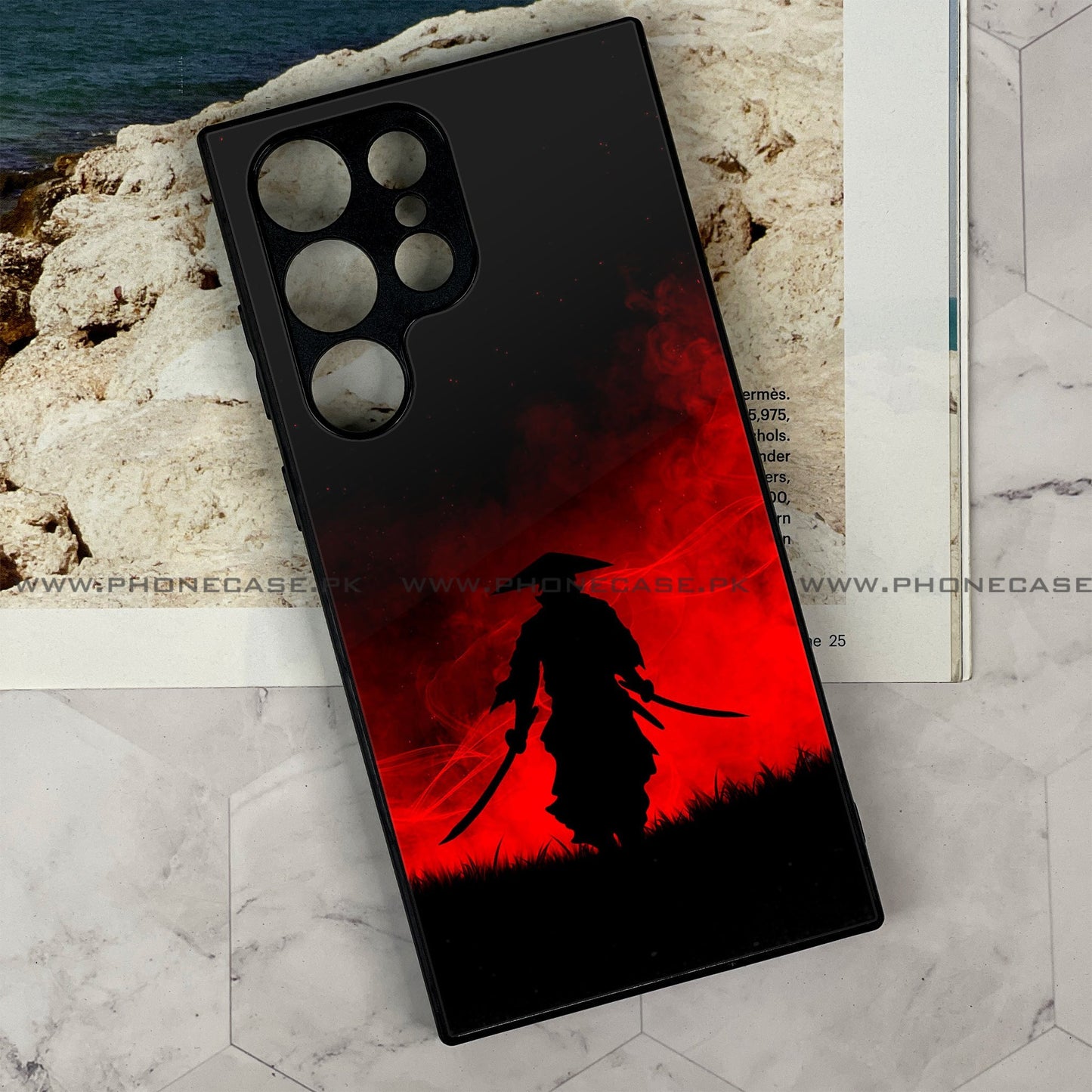 Samsung Galaxy S22 Ultra - Ninja Design 1  - Premium Metal Printed soft Bumper shock Proof Case  CS-38171