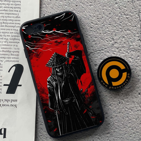 iPhone 7 / 8 - Ninja Design 6  - Premium Printed Glass soft Bumper shock Proof Case CS-38376