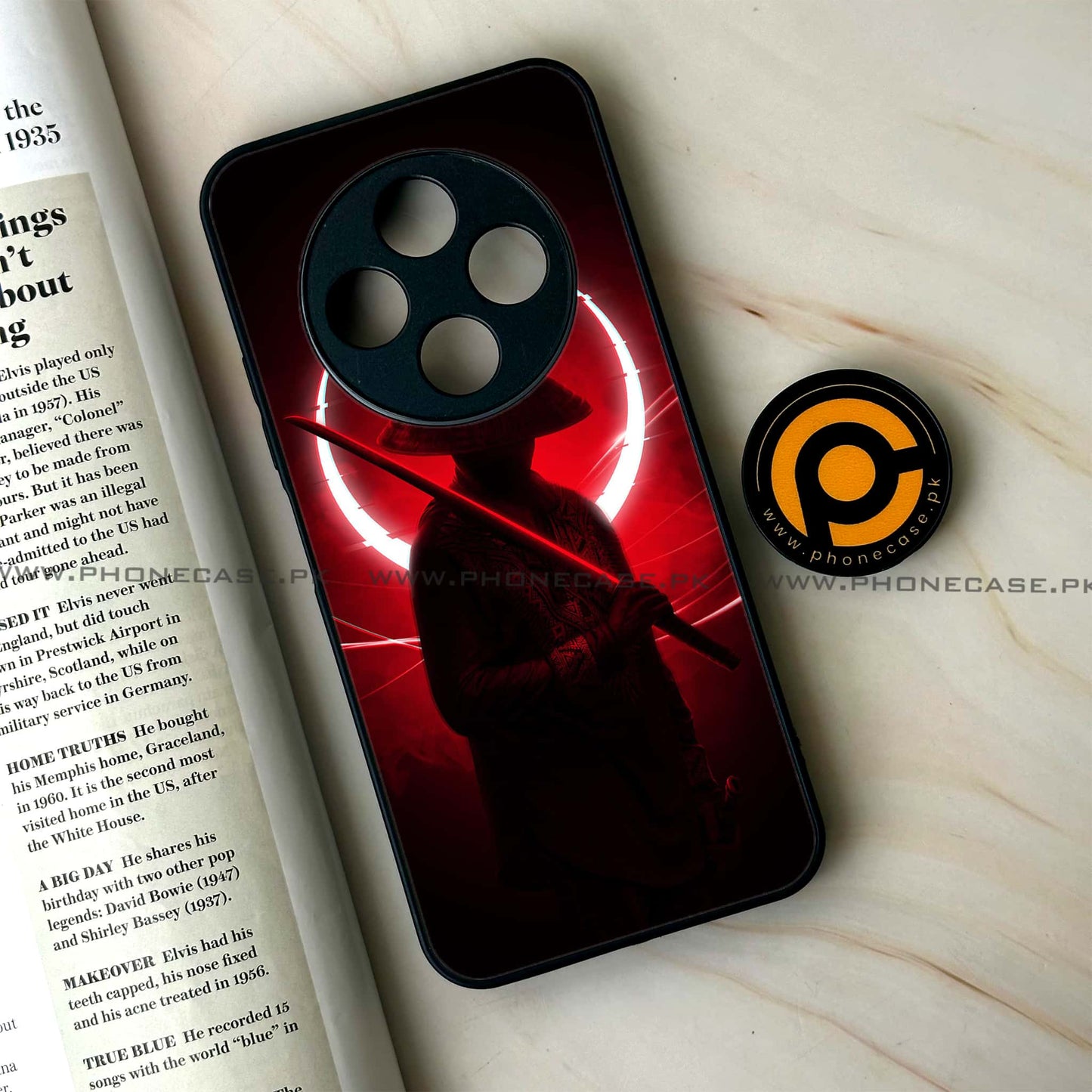 Tecno Spark 30C - Ninja Design 7 - Premium Metal Printed soft Bumper shock Proof Case  CS-37751