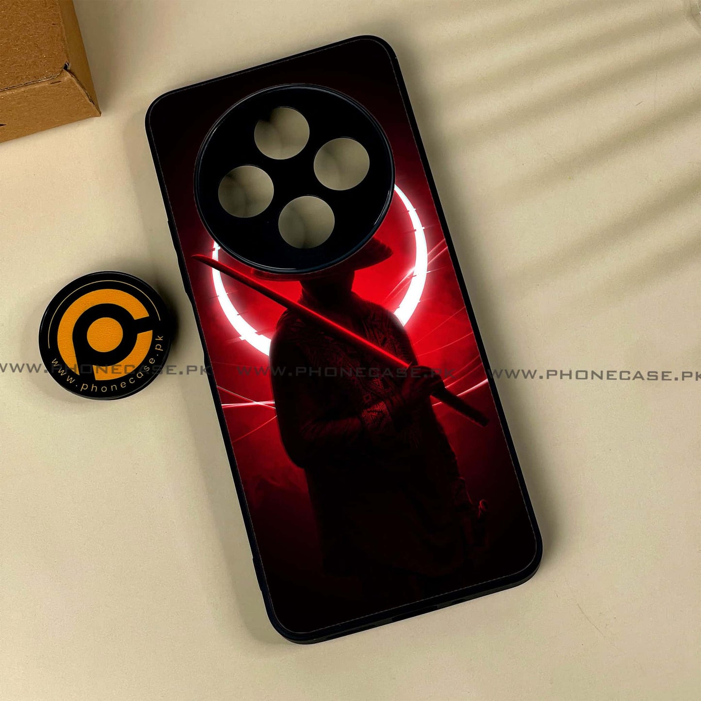 Xiaomi Redmi 14c - Ninja Design 7  - Premium Printed Glass soft Bumper shock Proof Case CS-38745