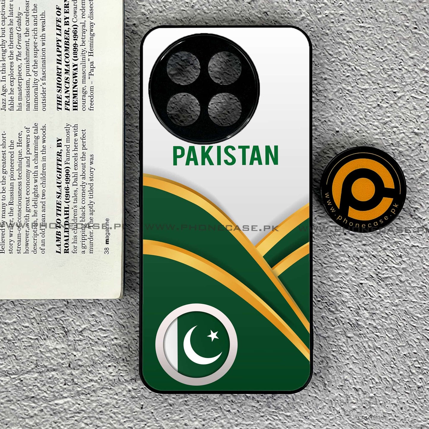 OnePlus Ace 5 - Pakistani Flag Series - Premium Metal Printed soft Bumper shock Proof Case