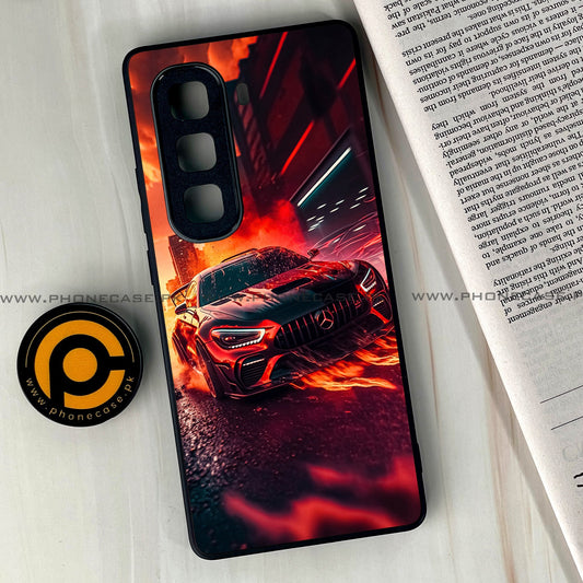 Infinix Hot 50 Pro Plus - Racing Design 3 - Premium Metal Printed soft Bumper shock Proof Case CS-37677