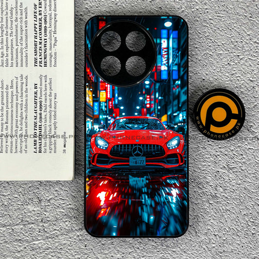 Tecno Spark 30 Pro - Red Racing Car - Premium Printed Metal soft Bumper shock Proof Case CS-38290