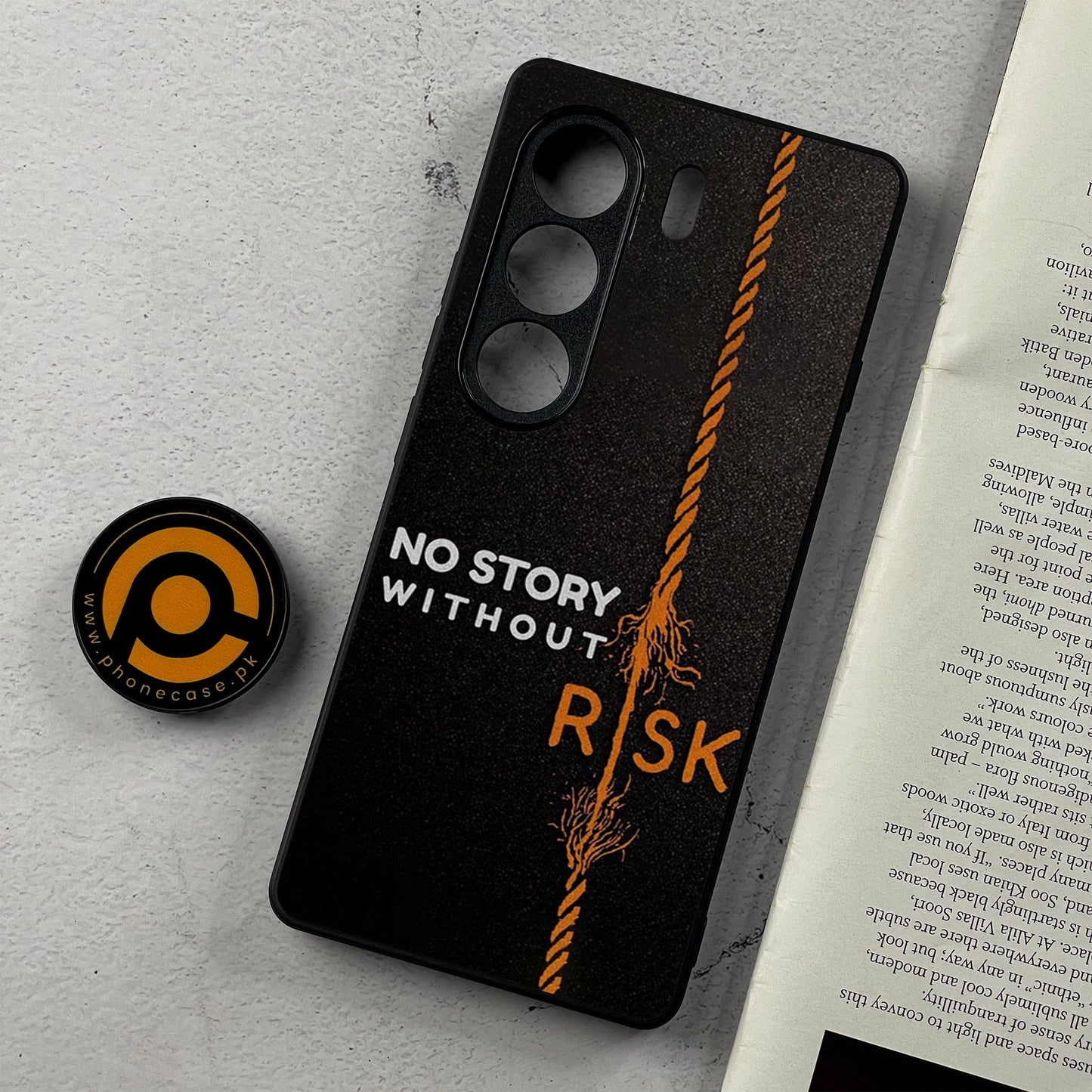 Tecno Camon 40 Pro - The Risk Taker - Premium Metal Printed Soft Bumper Shockproof Case CS-38037 CS-39058