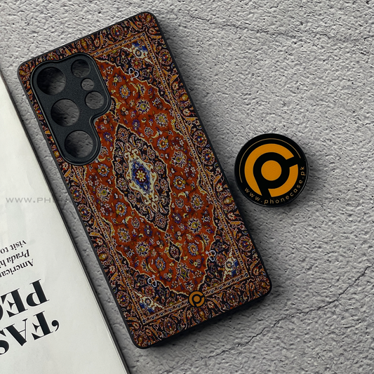 Samsung Galaxy S25 Ultra - Persian Rugs Design 2 -  Premium Metal Printed soft Bumper shock Proof Case CS-37167