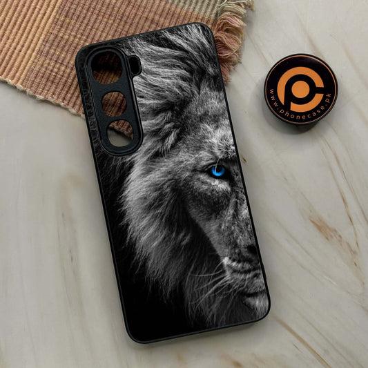 Vivo Y400 - Tiger Design 8  - Premium Metal Printed soft Bumper shock Proof Case CS-38442