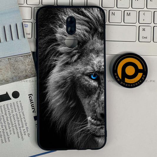 Huawei Mate 20 Lite - Tiger Design 8  - Premium Printed Glass soft Bumper shock Proof Case CS-38063