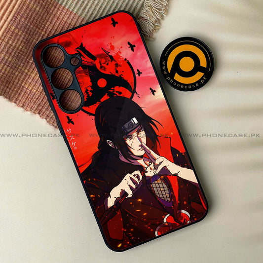 Samsung Galaxy A35 5G - Uchiha Itachi - Premium Metal Printed soft Bumper shock Proof Case CS-38141
