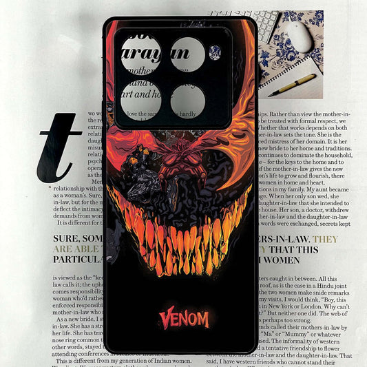 Infinix Note 40 Pro 4G - VENOM Case - Premium Printed Glass soft Bumper shock Proof Case CS-38901 CS-38942