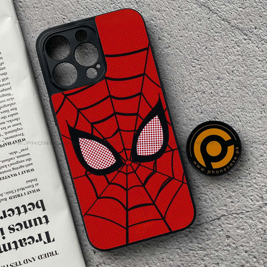 iPhone 15 Pro Max - Web of Heroism - Premium Metal Printed soft Bumper shock Proof Case CS-37500