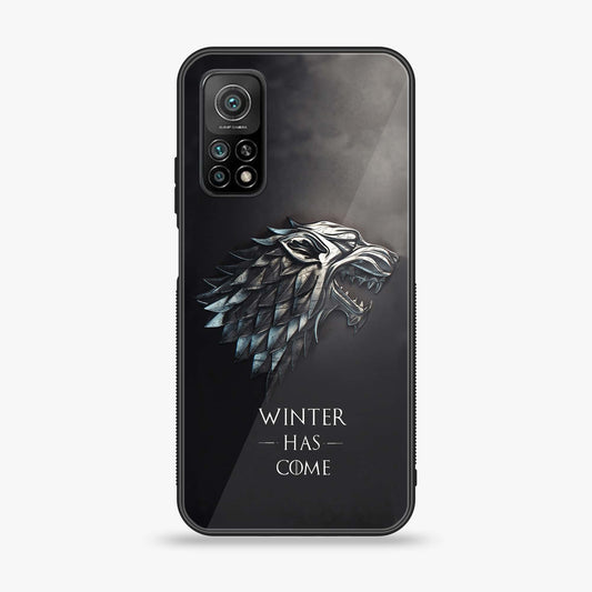 Xiaomi Mi 10T - Winter Has Come GOT - Premium Printed Glass soft Bumper Shock Proof Case  CS-38645