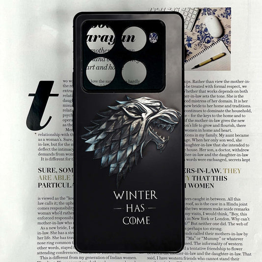 Infinix Note 40 Pro 4G - Winter Has Come GOT - Premium Printed Glass soft Bumper shock Proof Case CS-38406