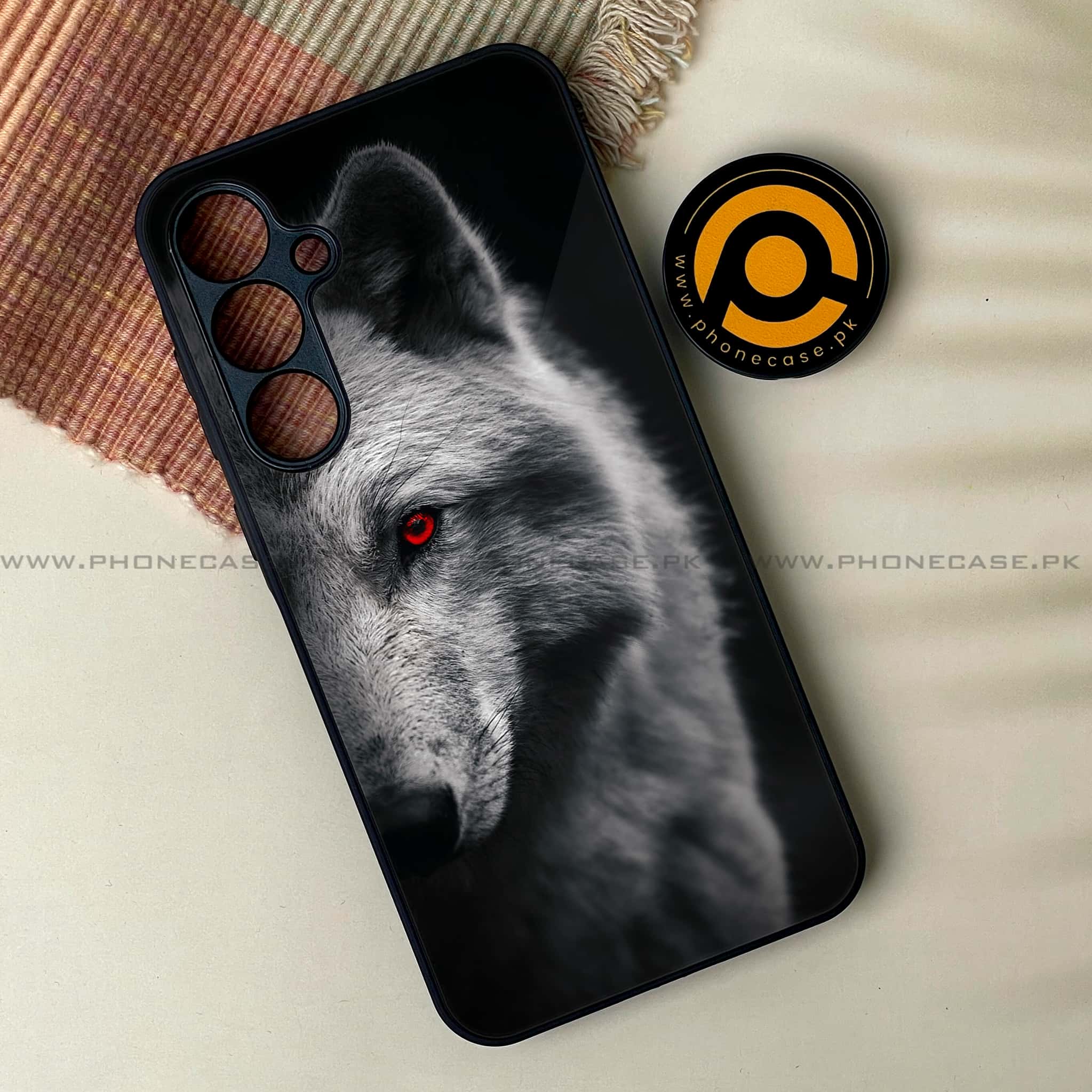 Samsung Galaxy A16 - Wolf Design 10  - Premium Metal Printed soft Bumper Shock Proof Case