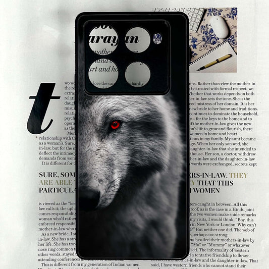 Infinix Note 40 Pro 4G - Wolf  Design 10  - Premium Printed Glass soft Bumper shock Proof Case  CS-37959 CS-38348