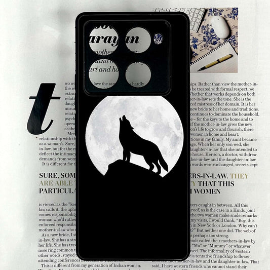 Infinix Note 40 Pro 4G - Wolf Design 3  - Premium Printed Glass soft Bumper shock Proof Case  CS-37951