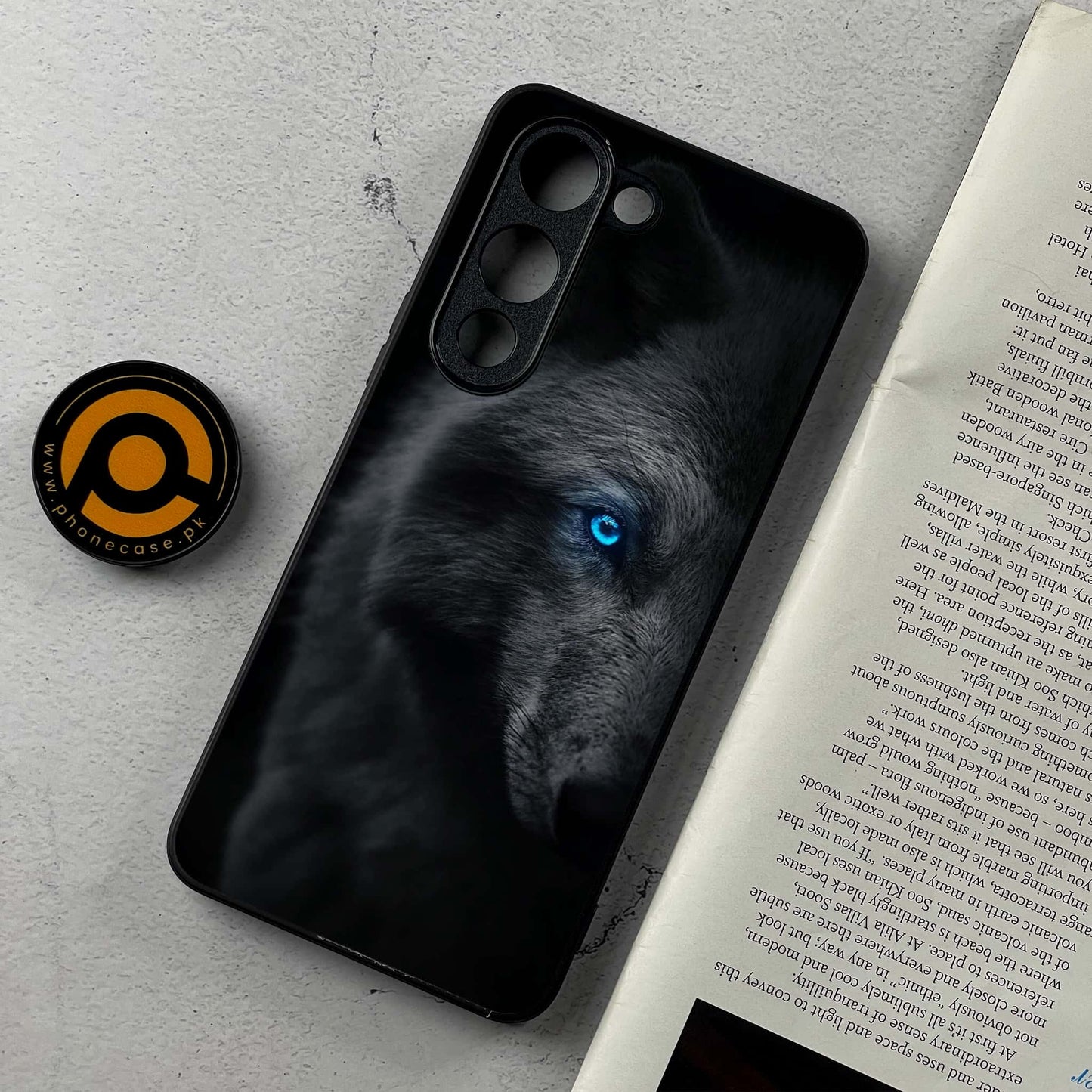 Vivo Y04 - Wolf Design 9  - Premium Metal Printed Soft Bumper Shockproof Case CS-37803