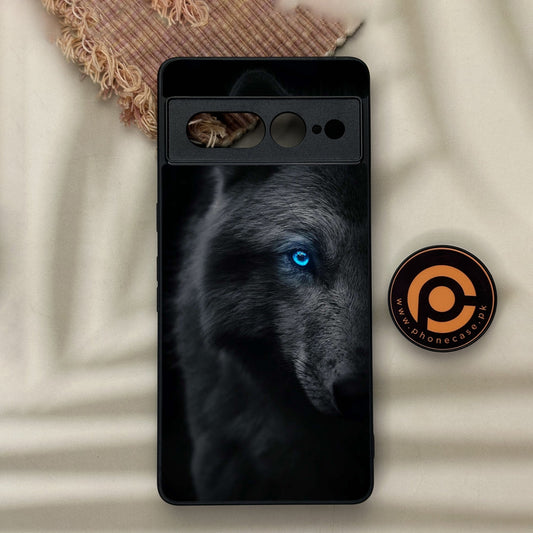 Google Pixel 7 Pro - Wolf Design 9 - Premium Metal Printed soft Bumper Shock Proof CaseCS-39073