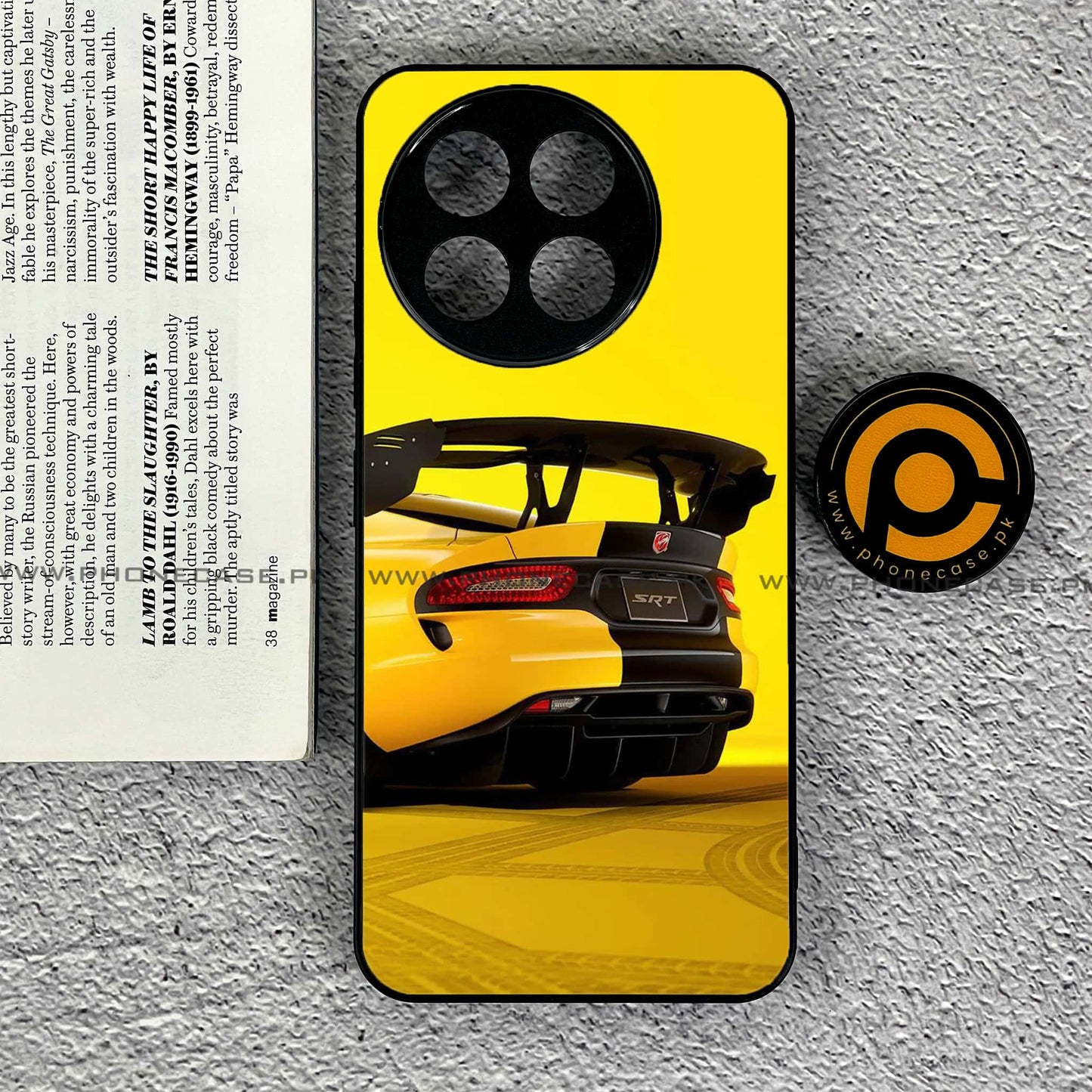 OnePlus Ace 5 - Sakura Racing Car - Premium Printed Metal soft Bumper shock Proof Case