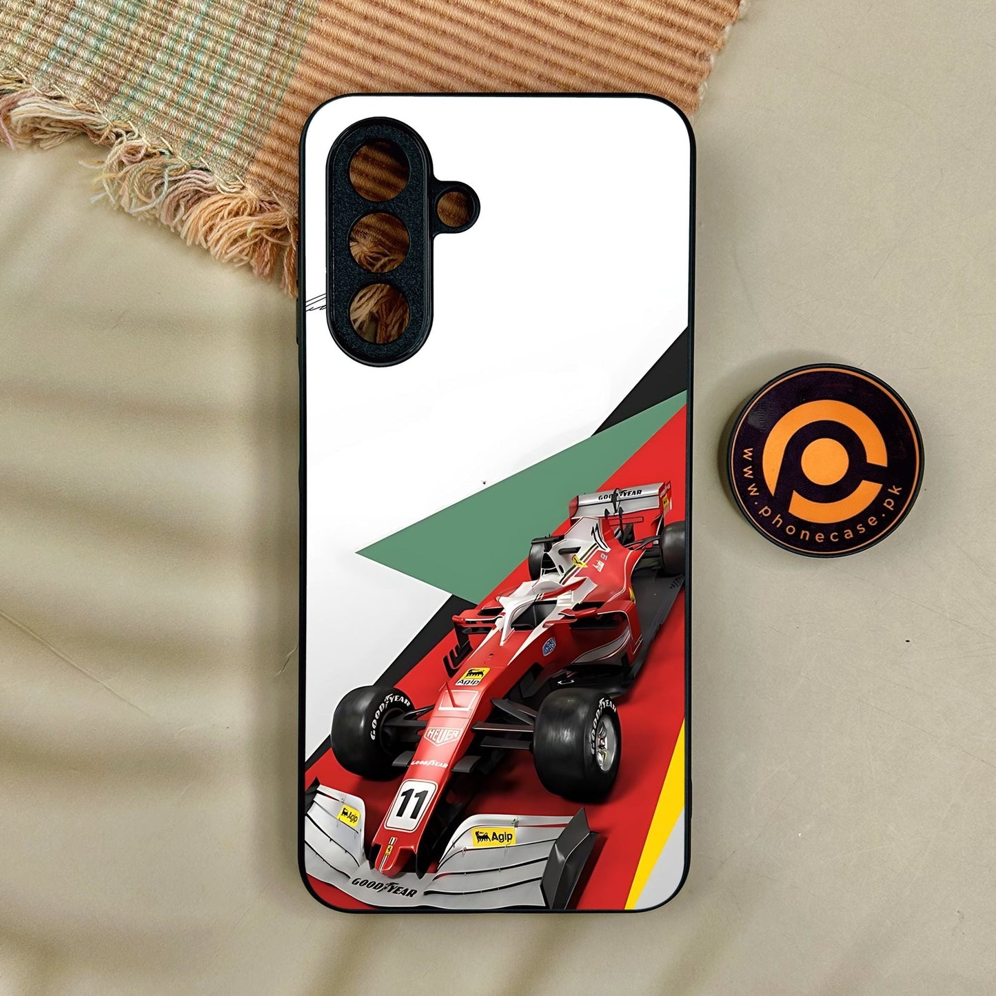 Samsung Galaxy A17 - Formula 1 Design 3 - Premium Metal Printed Soft Bumper Shock Proof Case