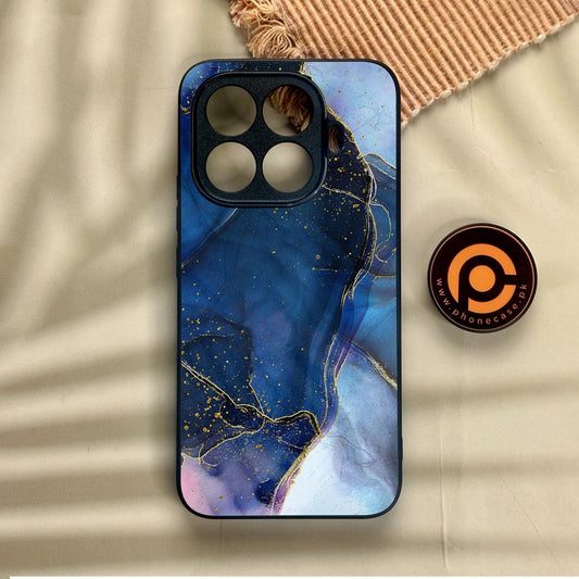 Xiaomi 15T Pro - Blue Marble Design 7 - Premium Metal Printed Soft Bumper Shock Proof Case