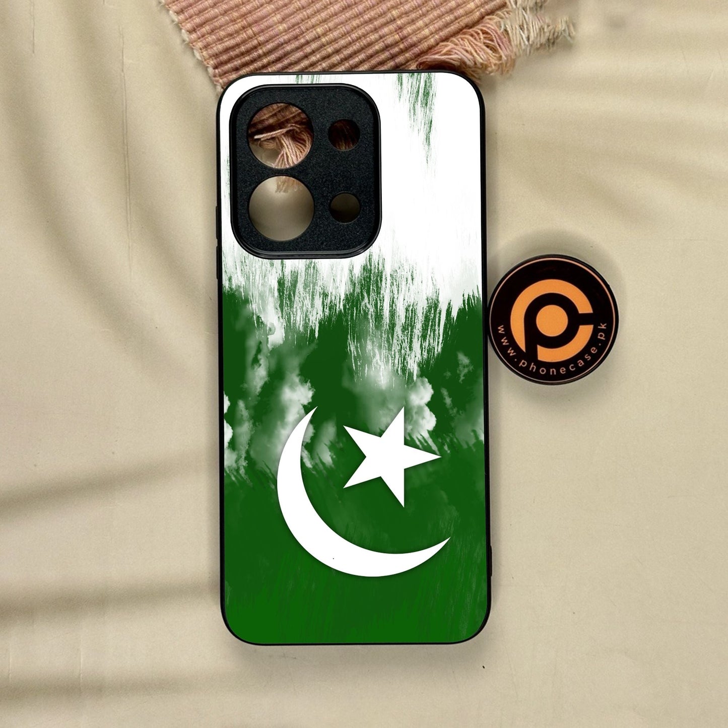 Xiaomi Redmi 15C - Pakistan Design 9 - Premium Metal Printed Soft Bumper Shock Proof Case