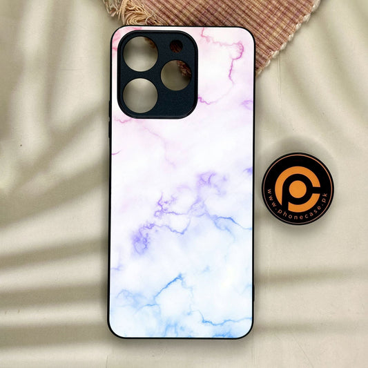 Realme Note 70 - White Design 2 - Premium Metal Printed Soft Bumper Shock Proof Case