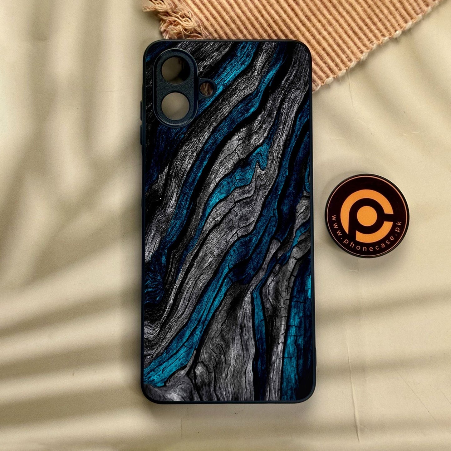 Samsung Galaxy A07 - Liquid Marble Design 8 - Premium Metal Printed Soft Bumper Shock Proof Case