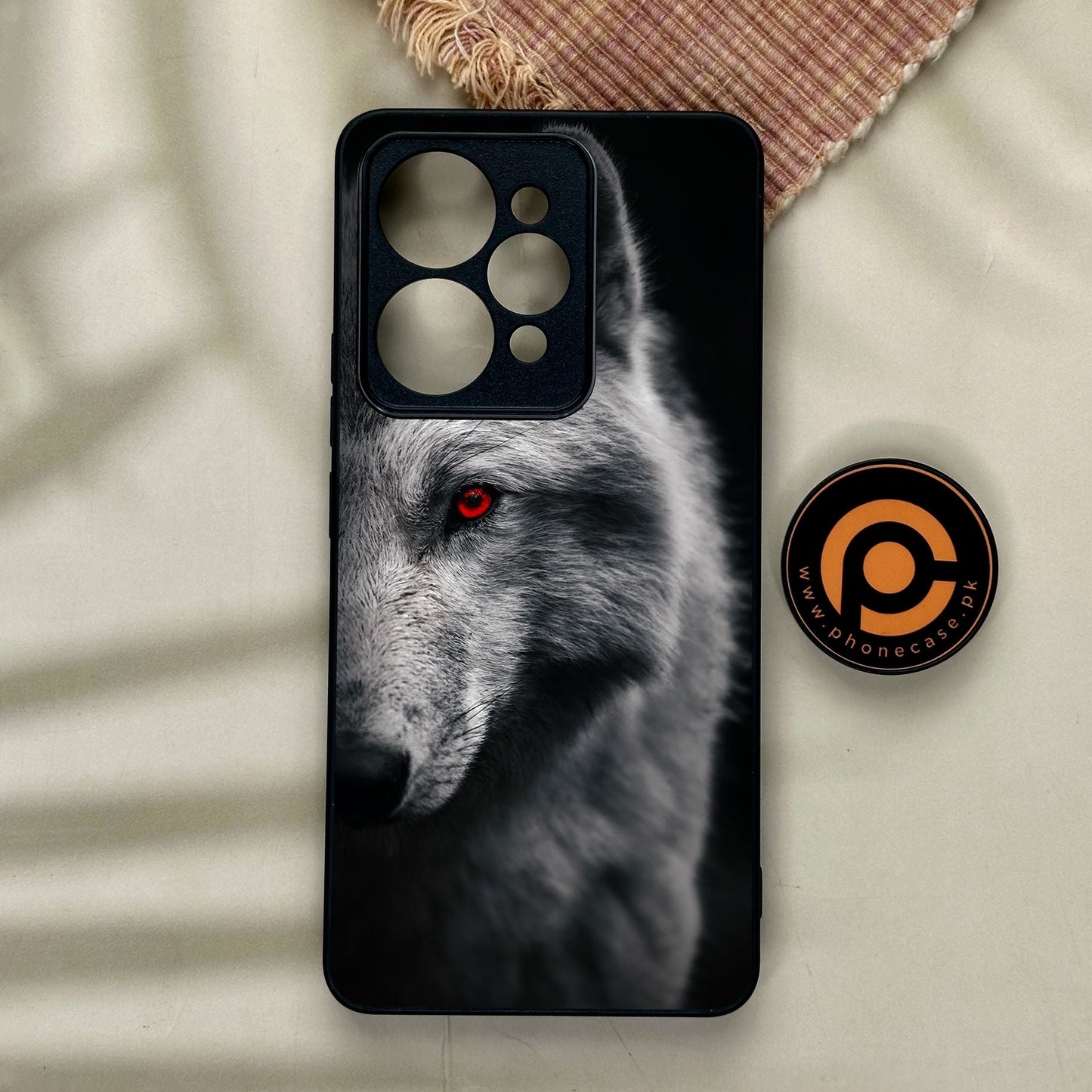 Realme 15 - Wolf Design 10 - Premium Metal Printed Soft Bumper Shock Proof Case