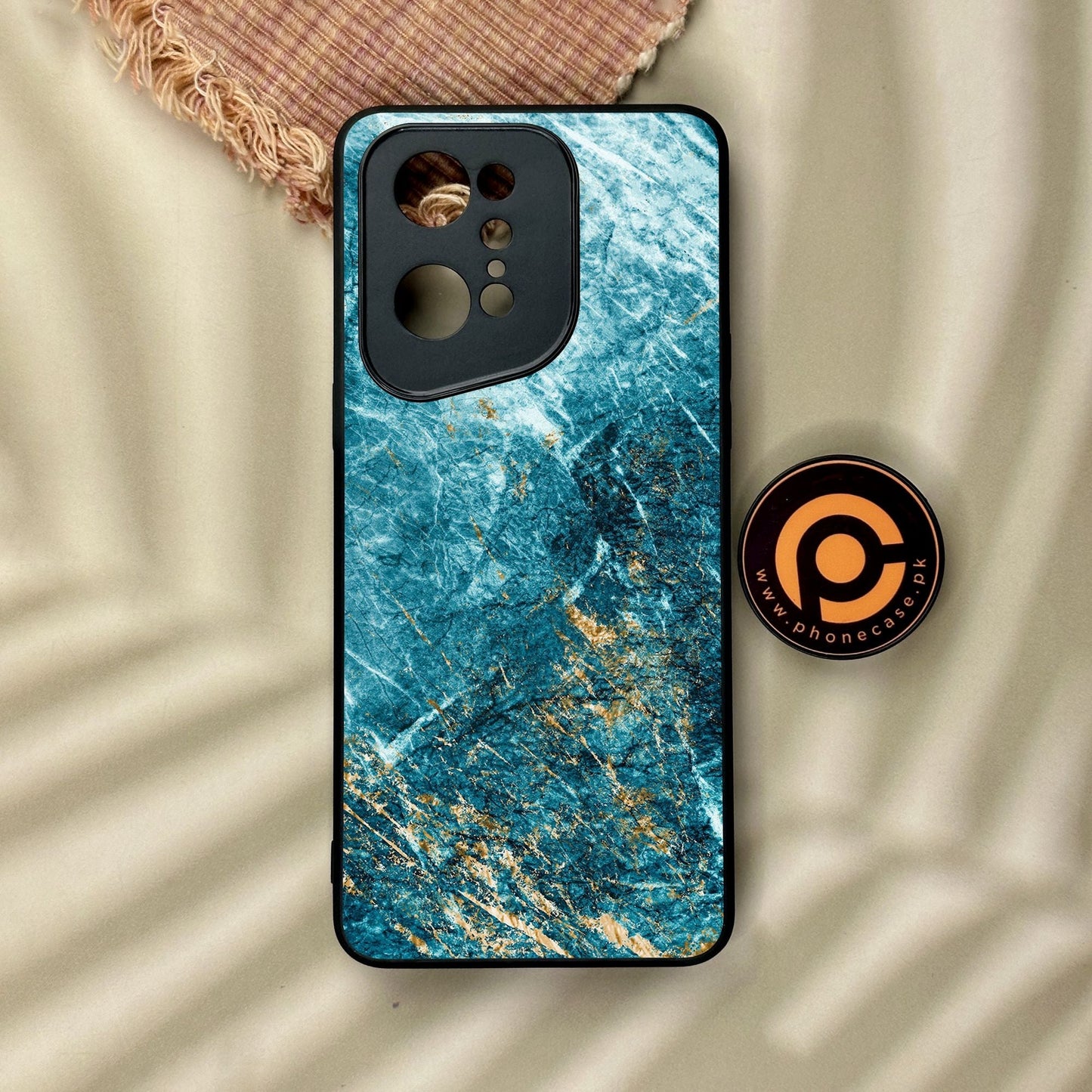 Oppo Find X5 Pro - Blue 2.0 Design 10 - Premium Metal Printed Soft Bumper Shock Proof Case