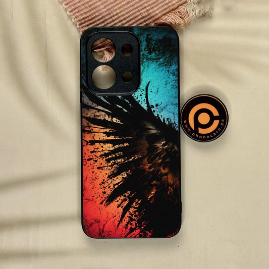 Xiaomi Redmi 15C - Angel 2.0 Design 9 - Premium Metal Printed Soft Bumper Shock Proof Case