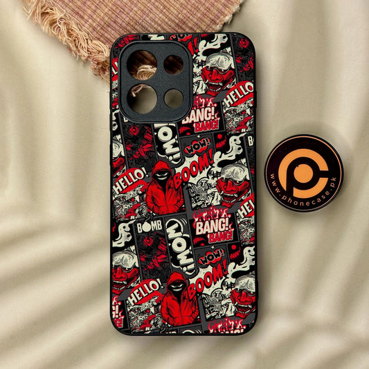 OnePlus 13s - Boom Red - Premium Metal Printed Soft Bumper Shock Proof Case