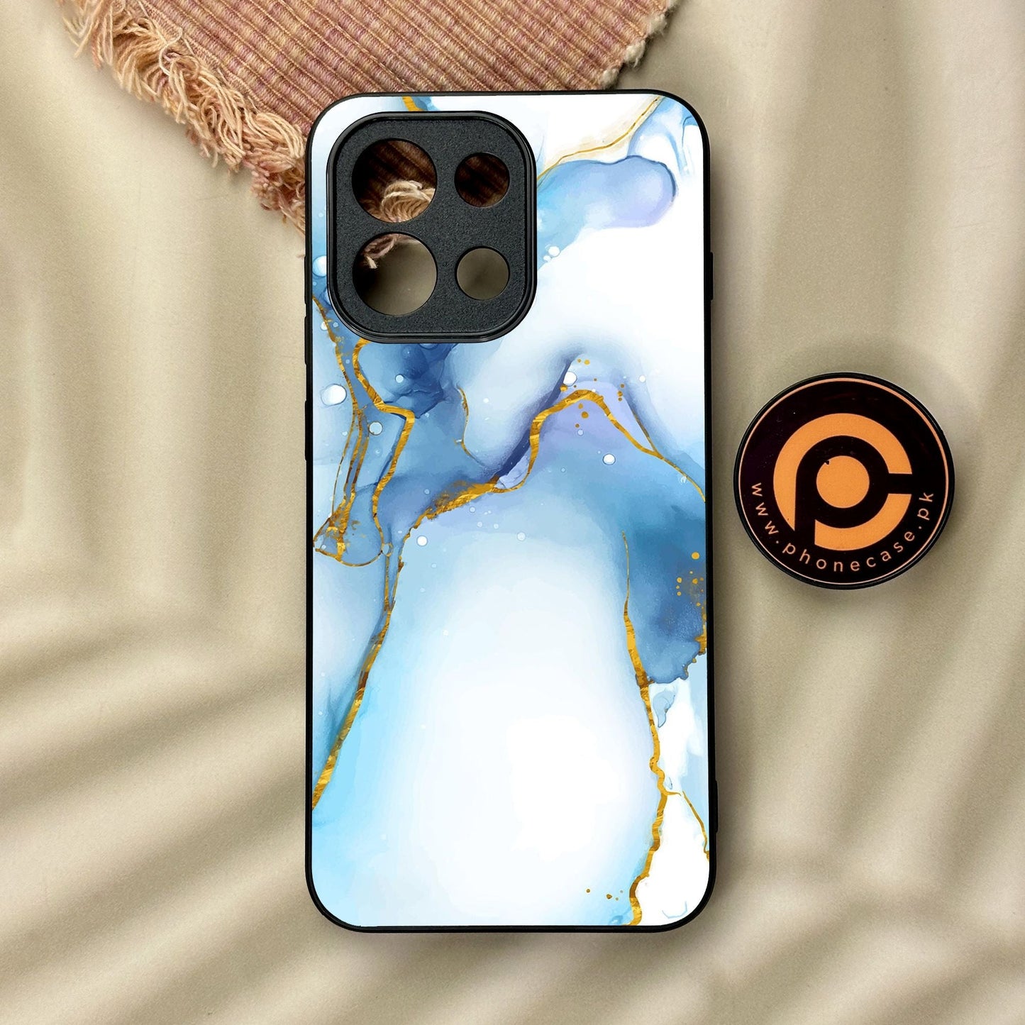 OnePlus 13T - Blue 2.0 Design 6 - Premium Metal Printed Soft Bumper Shock Proof Case