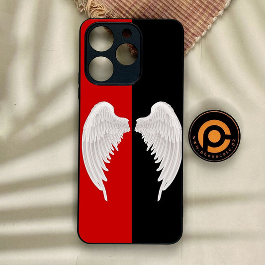 Realme Note 70 - Angel 2.0 Design 4 - Premium Metal Printed Soft Bumper Shock Proof Case