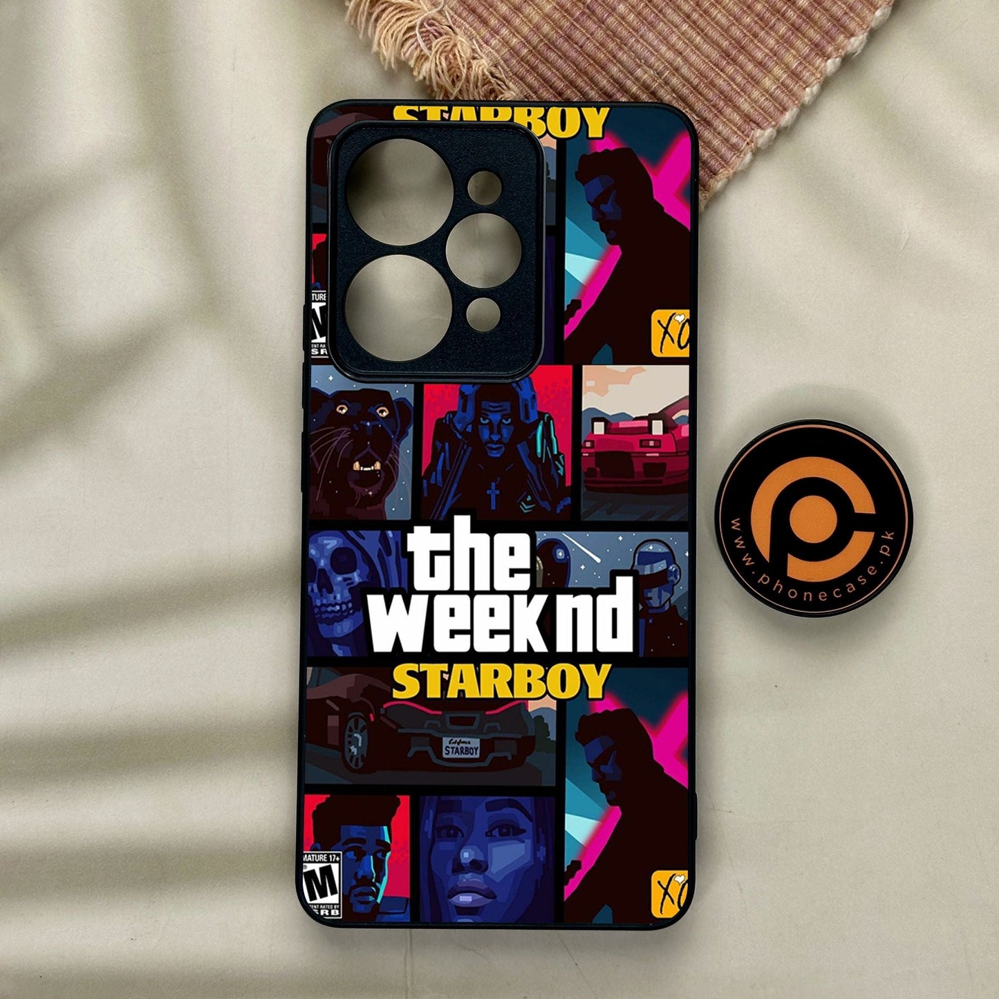 Realme 15 Pro - The Weeknd Star Boy - Premium Metal Printed Soft Bumper Shock Proof Case