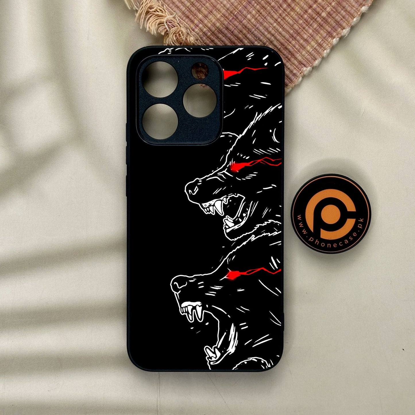 Realme 15T - Black Art Design 7 - Premium Metal Printed Soft Bumper Shock Proof Case