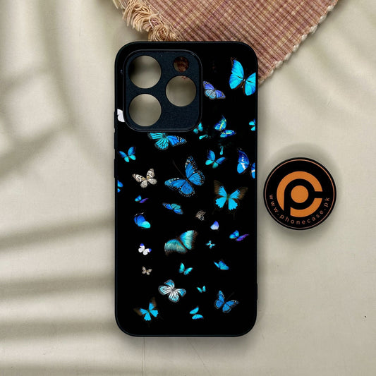 Realme 15T - Butterflies Design 4 - Premium Metal Printed Soft Bumper Shock Proof Case