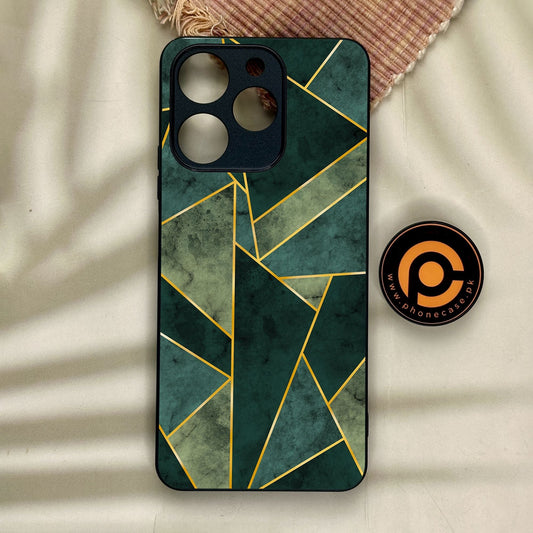 Realme Note 70 - Geometric Design 5 - Premium Metal Printed Soft Bumper Shock Proof Case