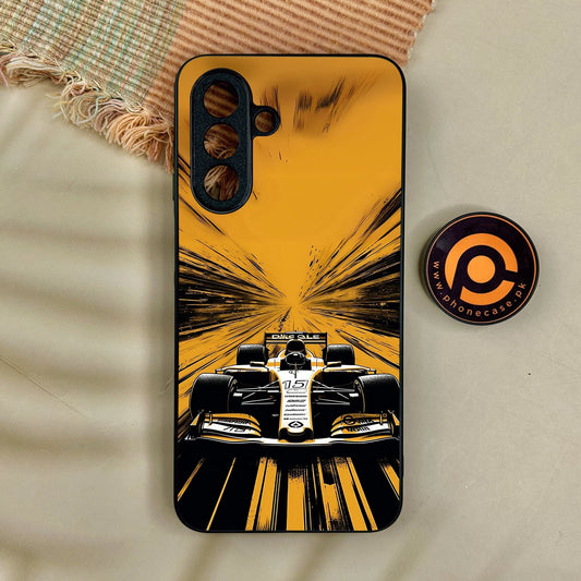 Samsung Galaxy A17 - Formula 1 Design 4 - Premium Metal Printed Soft Bumper Shock Proof Case