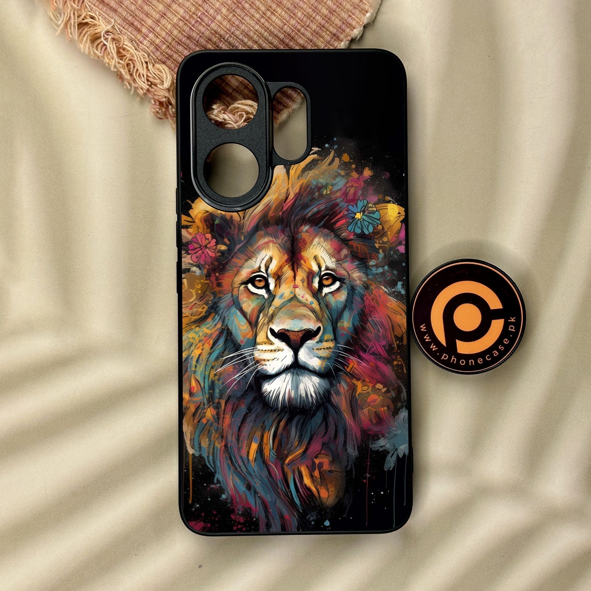 Vivo V60 - Tiger 2.0 Design 10 - Premium Metal Printed Soft Bumper Shock Proof Case