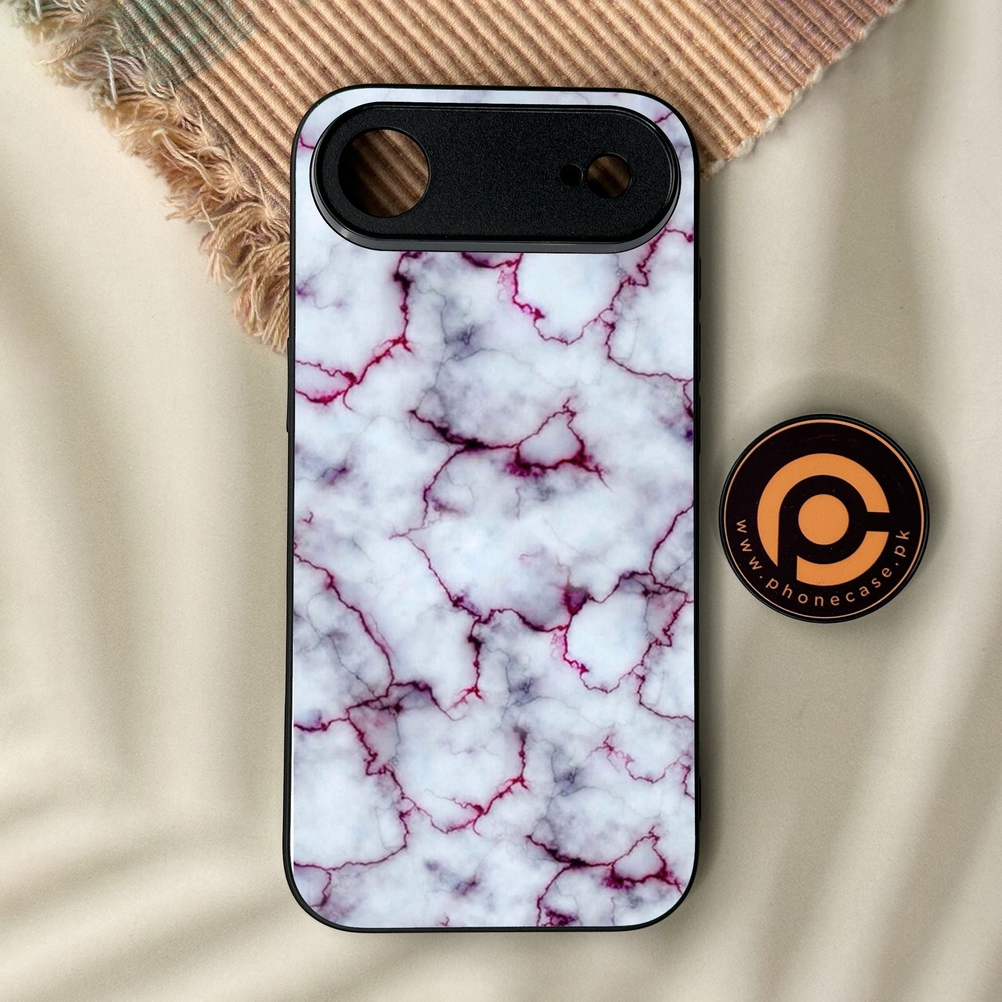 iPhone Air - White Design 1 - Premium Metal Printed Soft Bumper Shock Proof Case