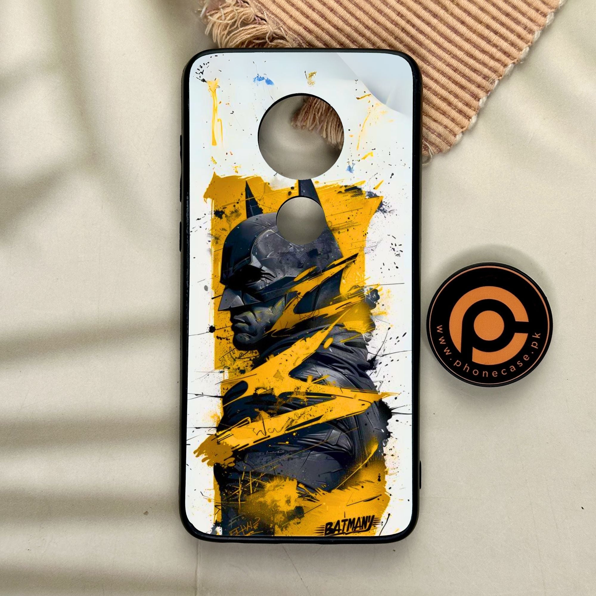 Motorola Moto G7 - Shattered Heroics - Premium Metal Printed Soft Bumper Shock Proof Case