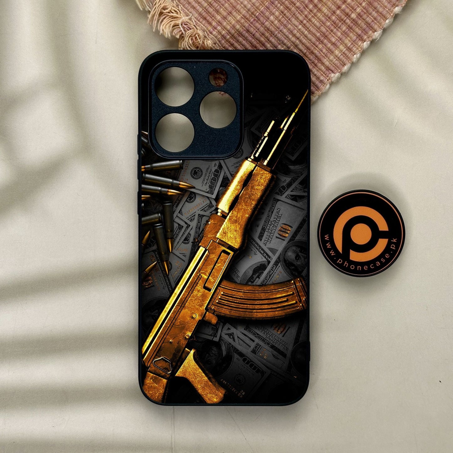 Realme 15T - Dollar Design 6 - Premium Metal Printed Soft Bumper Shock Proof Case