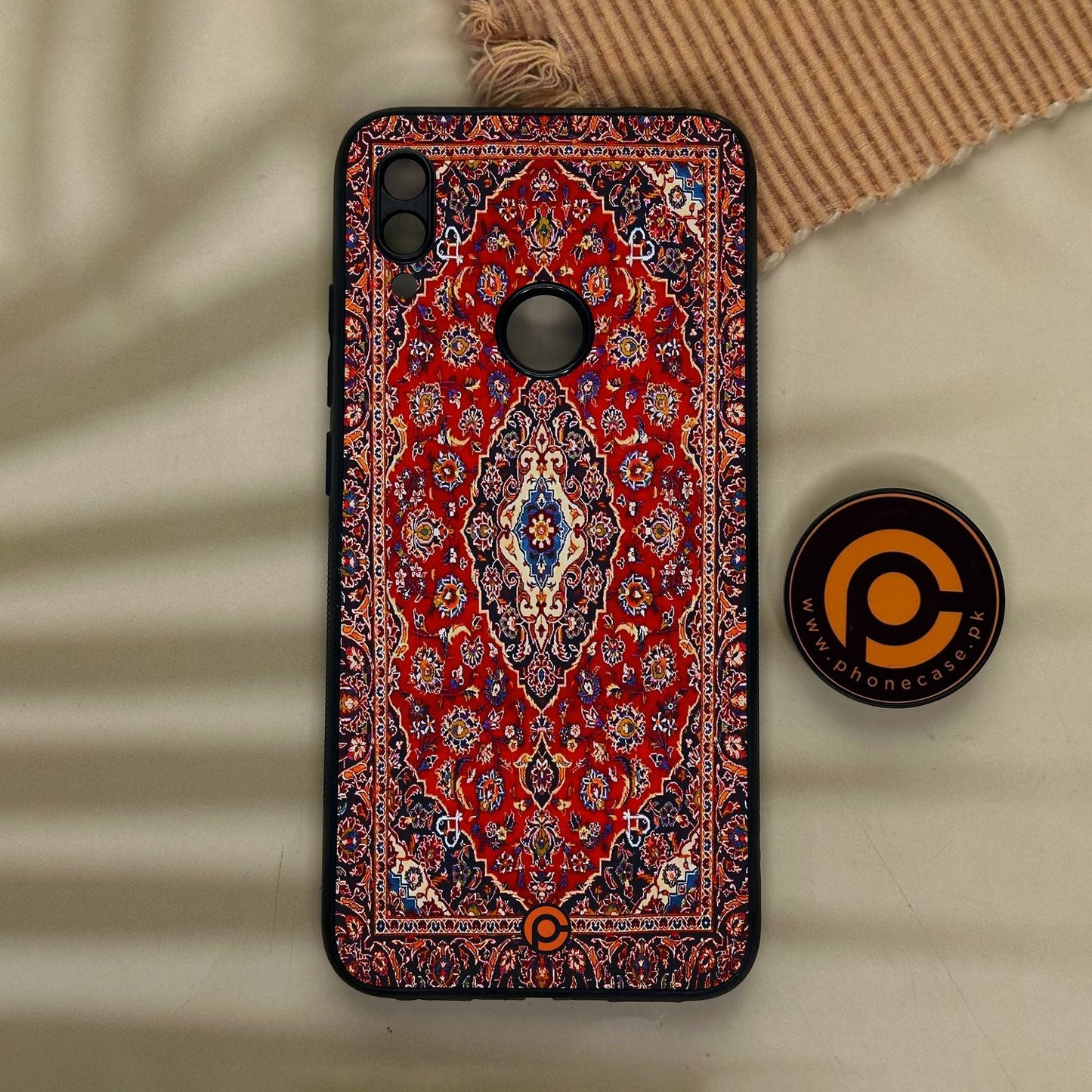 Redmi Note 7 - Persian Rug Design 2 - Premium Metal Printed Soft Bumper Shock Proof Case
