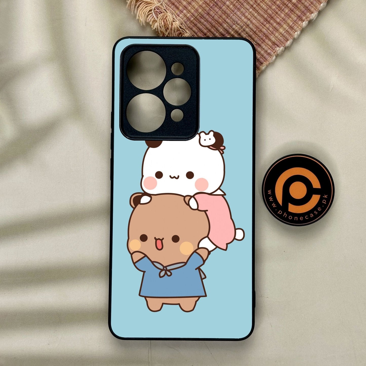 Realme 15 - Cute Bubu Dudu Design 5 - Premium Metal Printed Soft Bumper Shock Proof Case