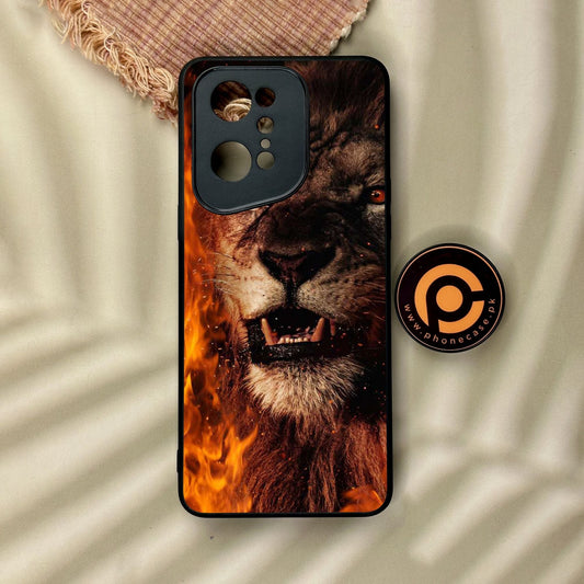 Oppo Find X5 Pro - Tiger Design 2 - Premium Metal Printed Soft Bumper Shock Proof Case