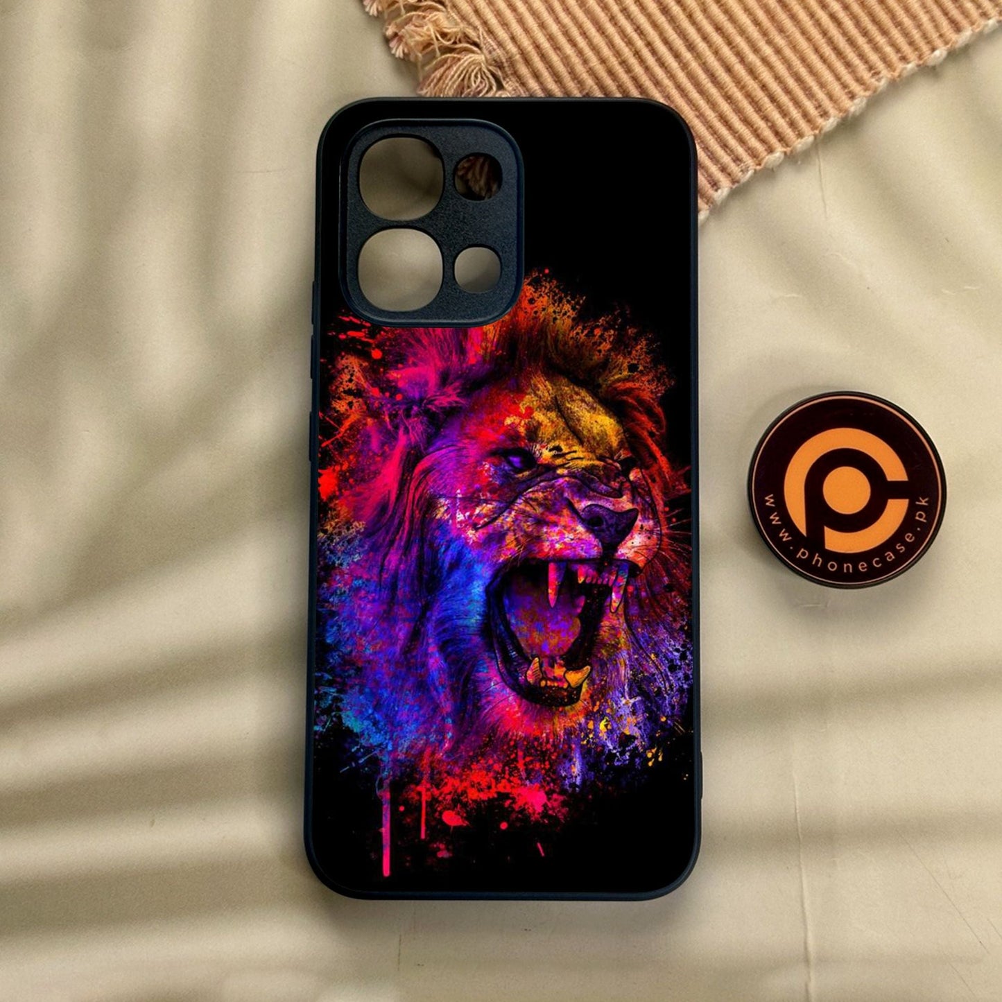 Oppo A6 Pro - Tiger 2.0 Design 5 - Premium Metal Printed Soft Bumper Shock Proof Case