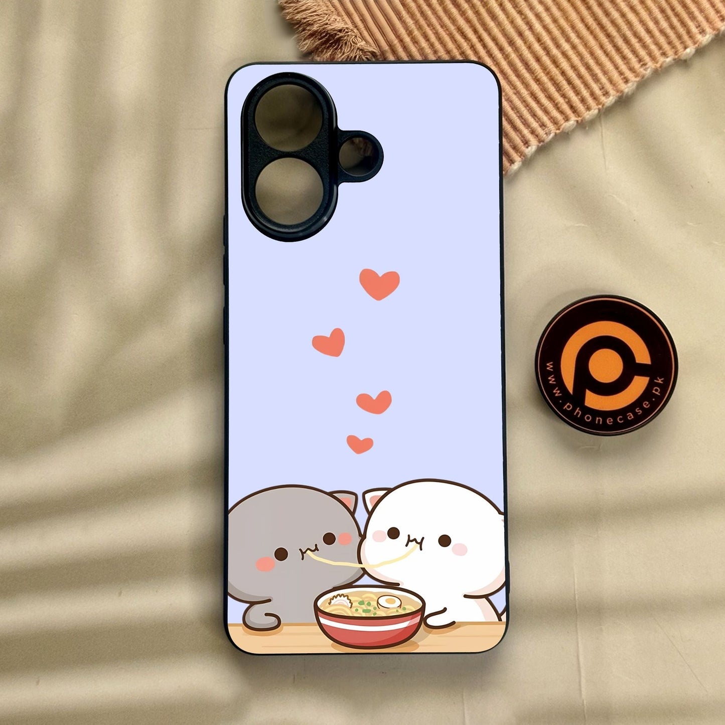 Vivo V60 Lite  - Cute Bubu Dudu Design 10 - Premium Metal Printed Soft Bumper Shock Proof Case