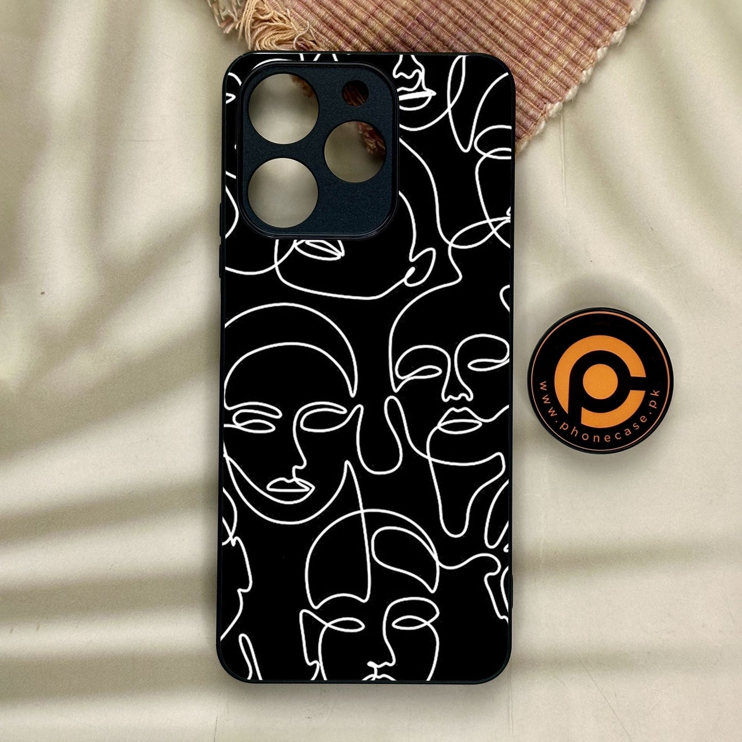 Realme Note 70 - Girls Design 10 - Premium Metal Printed Soft Bumper Shock Proof Case