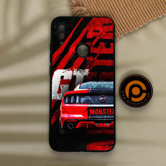 Redmi Note 7 - Speed Shift Racing Car - Premium Metal Printed Soft Bumper Shock Proof Case